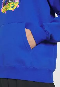 Толстовка Obey Peace Dog Obey Clothing, серф-синий