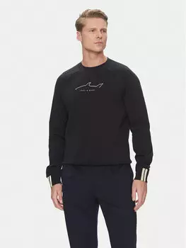 Толстовка обычного кроя 25411854 Paul&Shark, черный