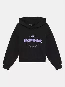 Толстовка обычного кроя 4F, черный