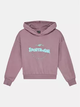 Толстовка обычного кроя 4F, фиолетовый