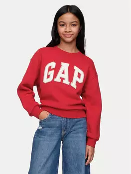 Толстовка обычного кроя 633950-01 Gap, красный