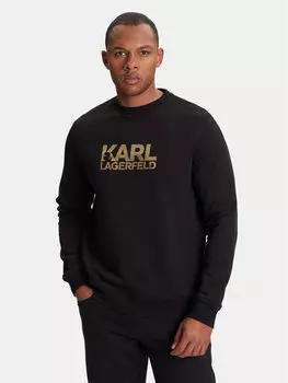 Толстовка обычного кроя 705091 553917 Karl Lagerfeld, черный
