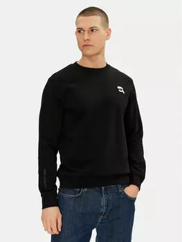 Толстовка обычного кроя 705710 500900 Karl Lagerfeld, черный