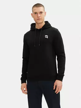 Толстовка обычного кроя 705711 500900 Karl Lagerfeld, черный