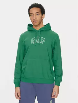 Толстовка обычного кроя 708409-01 Gap, зеленый