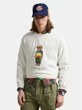 Толстовка обычного кроя 710973146001 Polo Ralph Lauren, белый
