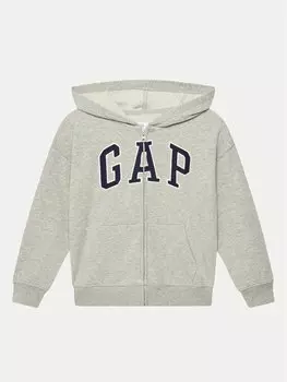 Толстовка обычного кроя 743966-03 Gap, серый