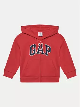 Толстовка обычного кроя 744384-00 Gap, красный