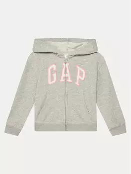 Толстовка обычного кроя 746744-00 Gap, серый