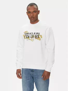 Толстовка обычного кроя 78GAIC06 Versace Jeans Couture, белый