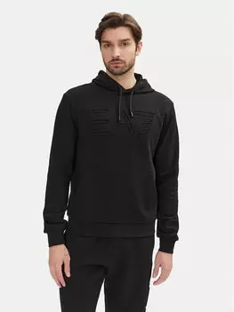 Толстовка обычного кроя 7M000152 AF10432 UC001 Ea7 Emporio Armani, черный