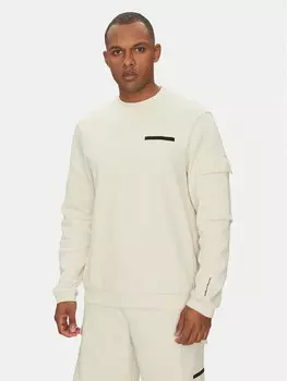Толстовка обычного кроя 7M000324 AF12660 U1112 Ea7 Emporio Armani, экрю