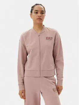 Толстовка обычного кроя 7W000178 AF12473 U4079 Ea7 Emporio Armani, розовый