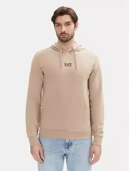 Толстовка обычного кроя 8NPM32 PJVRZ U6155 Ea7 Emporio Armani, бежевый