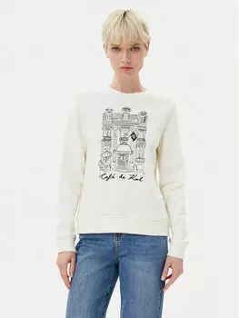 Толстовка обычного кроя A2W20057 Karl Lagerfeld, экрю