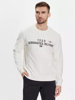 Толстовка обычного кроя Aeronautica Militare, экрю