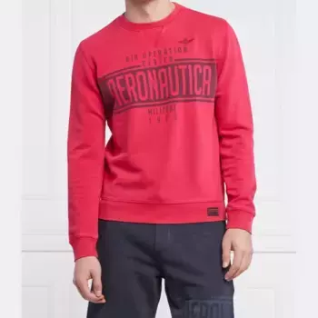 Толстовка обычного кроя Aeronautica Militare, розовый