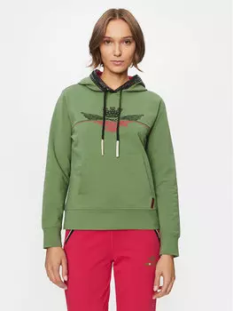 Толстовка обычного кроя Aeronautica Militare, зеленый