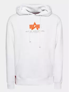 Толстовка обычного кроя Alpha Industries, белый