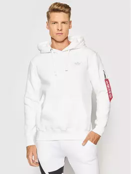 Толстовка обычного кроя Alpha Industries, белый