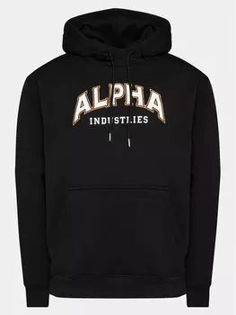 Толстовка обычного кроя Alpha Industries, черный