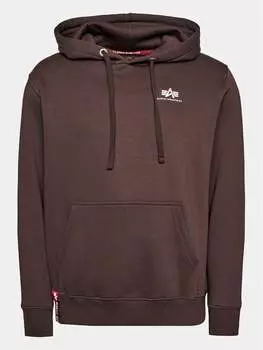 Толстовка обычного кроя Alpha Industries, коричневый