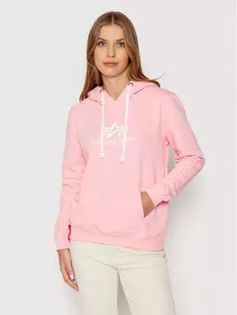 Толстовка обычного кроя Alpha Industries, розовый