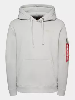 Толстовка обычного кроя Alpha Industries, серый