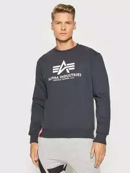 Толстовка обычного кроя Alpha Industries, синий