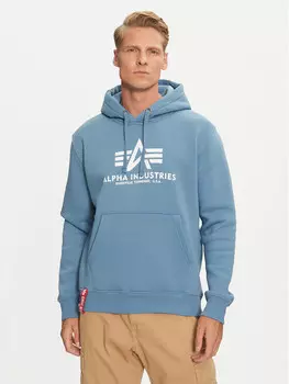 Толстовка обычного кроя Alpha Industries, синий