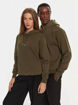 Толстовка обычного кроя Ami Paris, коричневый