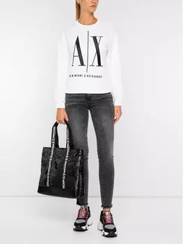 Толстовка обычного кроя Armani Exchange, белый