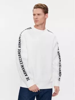 Толстовка обычного кроя Armani Exchange, белый