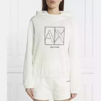 Толстовка обычного кроя Armani Exchange, белый