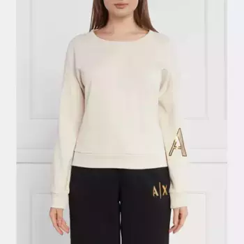 Толстовка обычного кроя Armani Exchange, бежевый