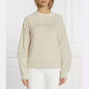 Толстовка обычного кроя Armani Exchange, бежевый