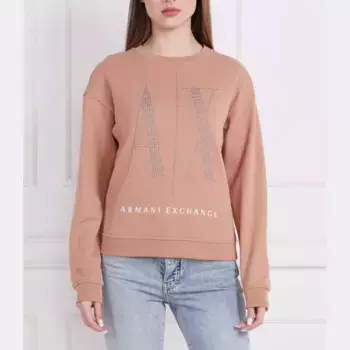 Толстовка обычного кроя Armani Exchange, бежевый