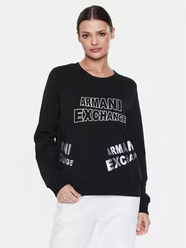 Толстовка обычного кроя Armani Exchange, черный