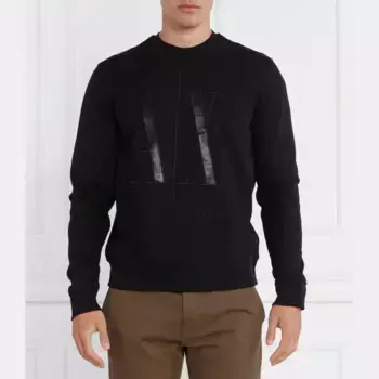 Толстовка обычного кроя Armani Exchange, черный