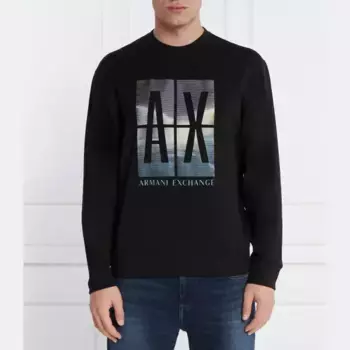 Толстовка обычного кроя Armani Exchange, черный
