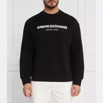Толстовка обычного кроя Armani Exchange, черный
