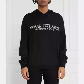 Толстовка обычного кроя Armani Exchange, черный