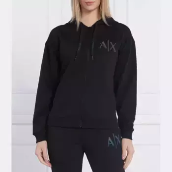 Толстовка обычного кроя Armani Exchange, черный