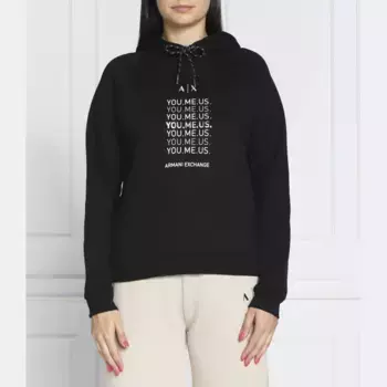 Толстовка обычного кроя Armani Exchange, черный