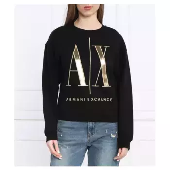 Толстовка обычного кроя Armani Exchange, черный