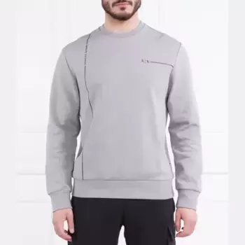 Толстовка обычного кроя Armani Exchange, серый