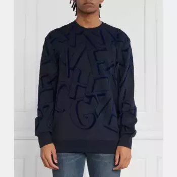Толстовка обычного кроя Armani Exchange, синий