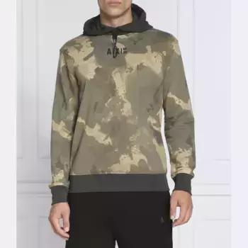 Толстовка обычного кроя Armani Exchange, зеленый