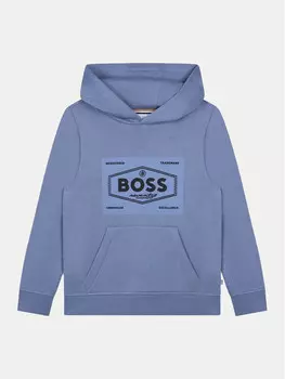 Толстовка обычного кроя Boss, синий