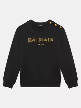 Толстовка обычного кроя BV4B10-Z0081 930OR Balmain, черный